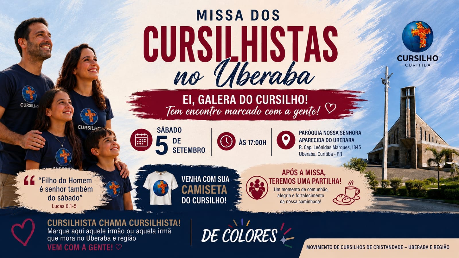 Missa dos Cursilhistas no Uberaba
